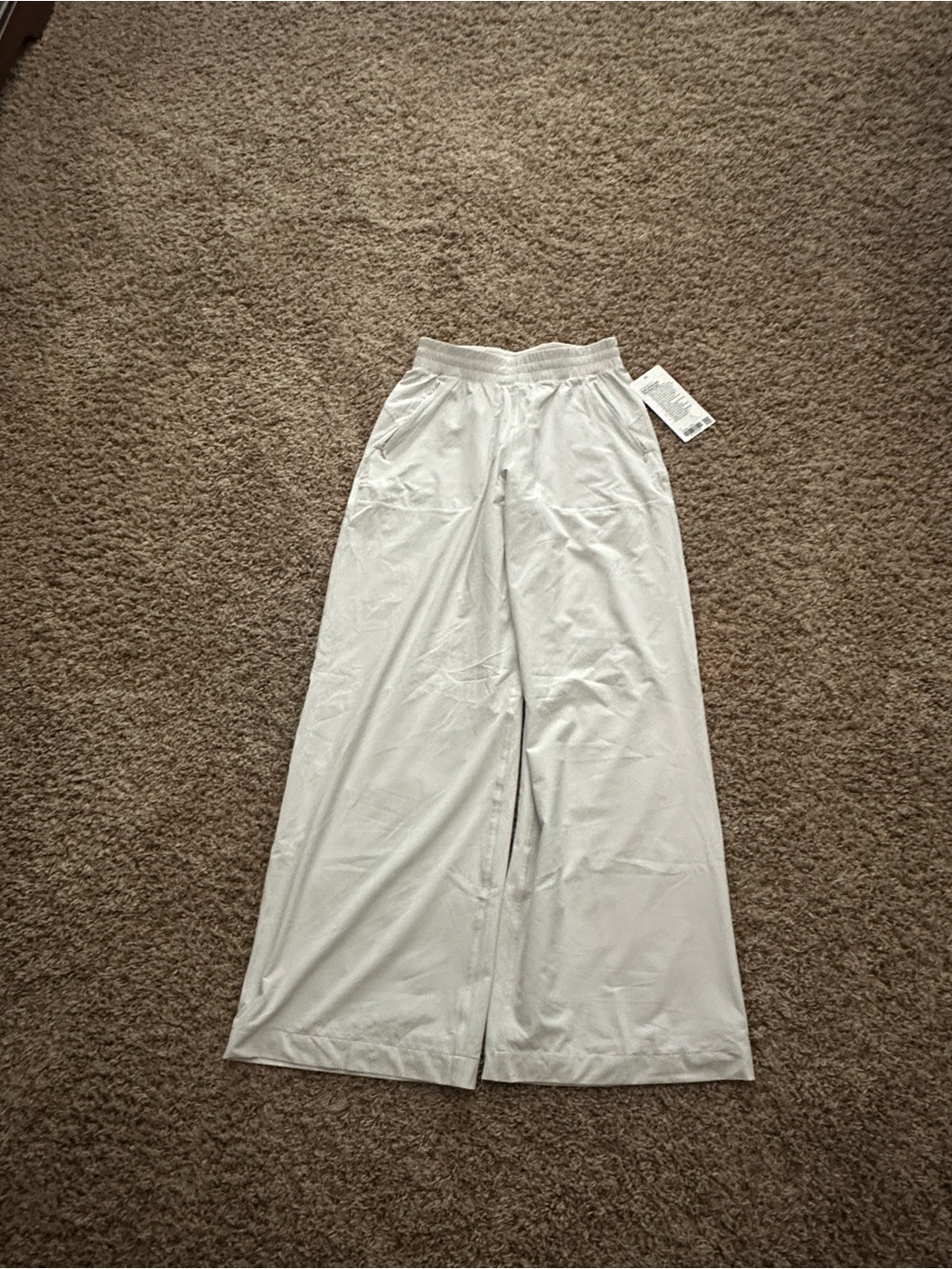 lululemon athletica Wide-Leg Pull-On Pants - Off-White